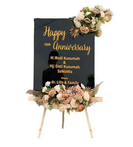 Papan Bunga Akrilik bontang